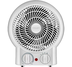 John Lewis ANYDAY Hot and Cool Mini Fan and Heater