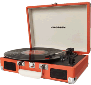 Crosley Cruiser Turntable Orange