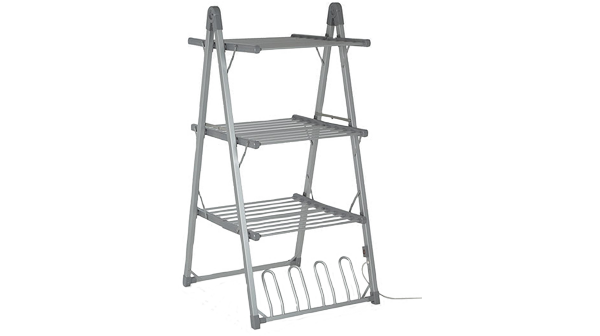 John Lewis + 3-Tier Heated Indoor Clothes Airer