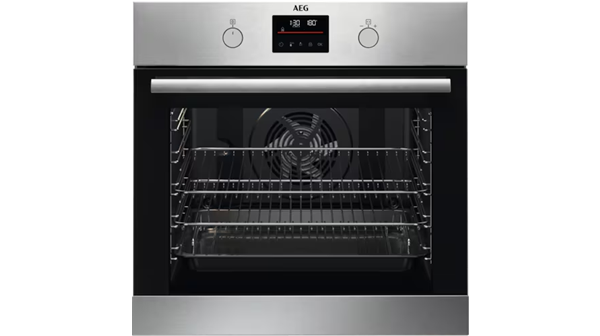 AEG + 6000 BPS355061M Built-In Electric Self Cleaning Single Oven