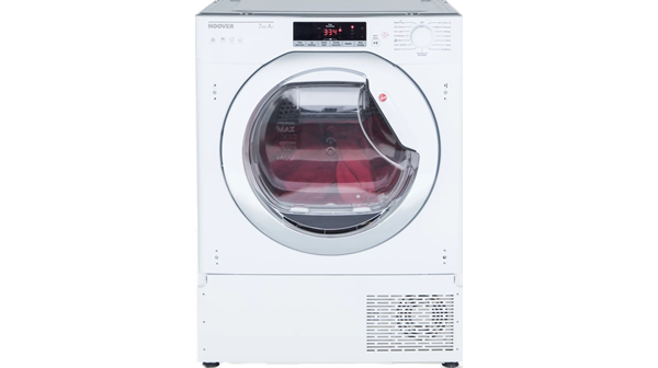 Hoover + HTDBW H7A1TCE Integrated Heat Pump Tumble Dryer