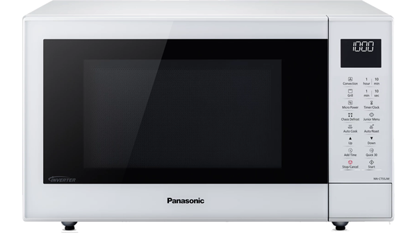 Panasonic + NN-CT55JWBPQ 27L Slimline Combination Microwave 