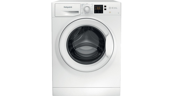 Hotpoint + NSWM743UWUKN Freestanding Washing Machine