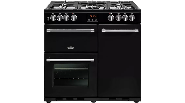 Belling + Farmhouse 90DFT Dual Fuel Range Cooker