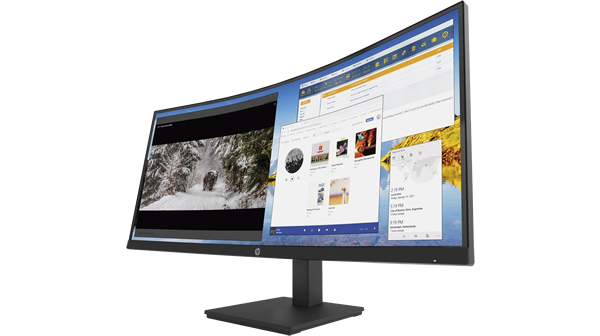 HP + M34d WQHD Curved