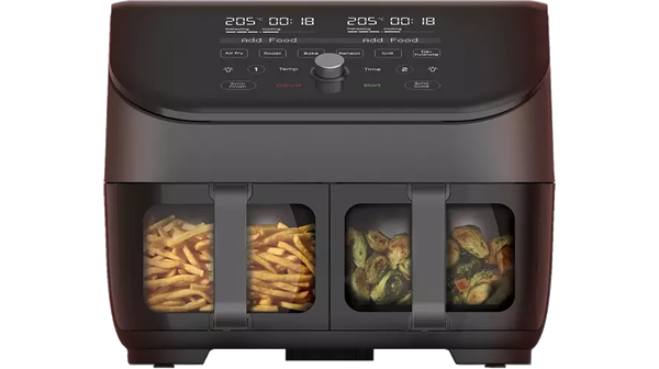 Instant Pot + Vortex Plus Dual Drawer 8-in-1 Air Fryer