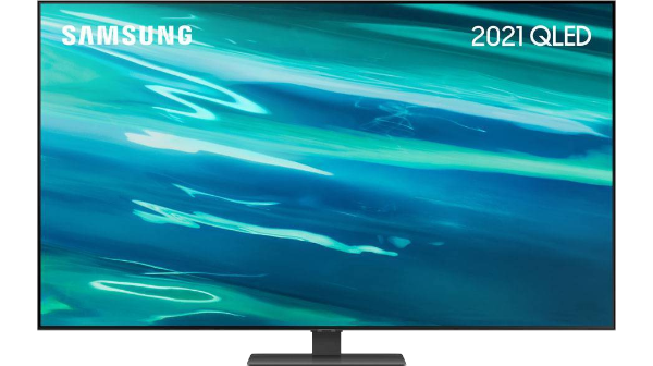 Samsung + 2021 QE55Q80A QLED HDR 4K Ultra HD