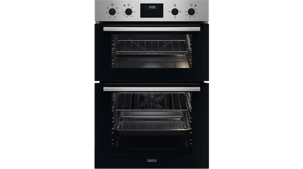 Zanussi + Series 20 ZKHNL3X1 Built In Electric Double Oven