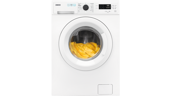 Zanussi + ZWD76SB4PW Freestanding Washer Dryer