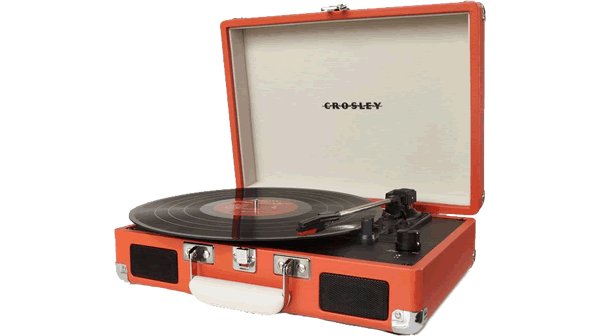 Crosley + Cruiser Turntable Orange